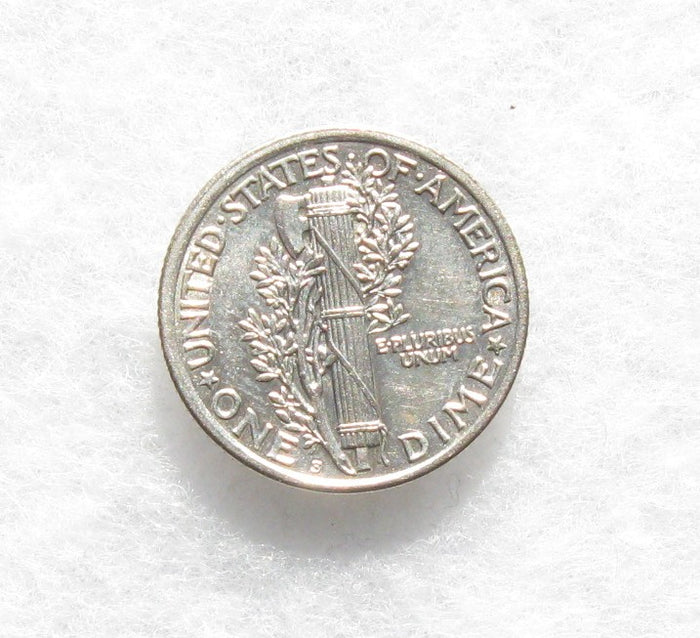 1917S Mercury Dime MS-63