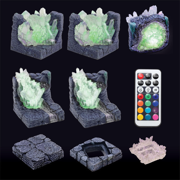 Crystal Caverns Walls and Corners - Underdoom (Painted)