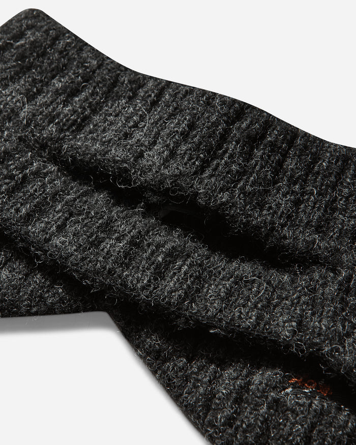 ROA Hawk Wool Knit Ear Warmer Graphite Hats Beanies YBUW296YA16 GRY0045