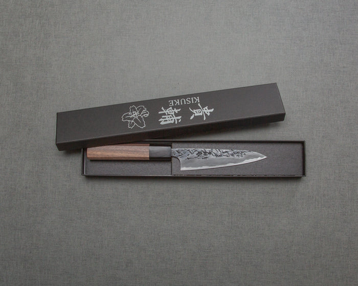 Kisuke Aogami #2 Hon-Warikomi Kurouchi Tsuchime Hon-Kasumi Petty