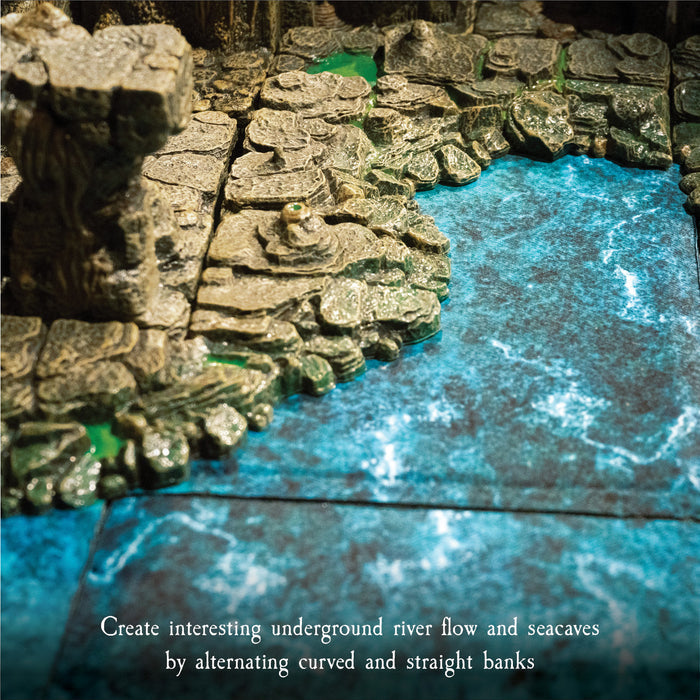Large Stone Banks / Std Cavern Paint (Painted)