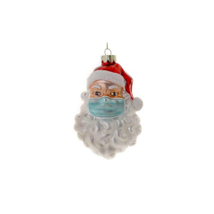 Masked Santa Ornament