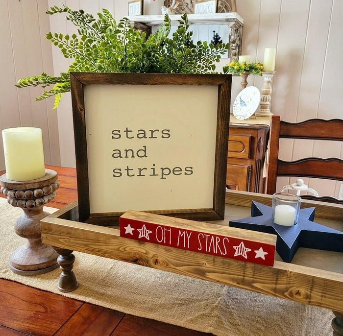 Oh My Stars <br>Shelf Saying