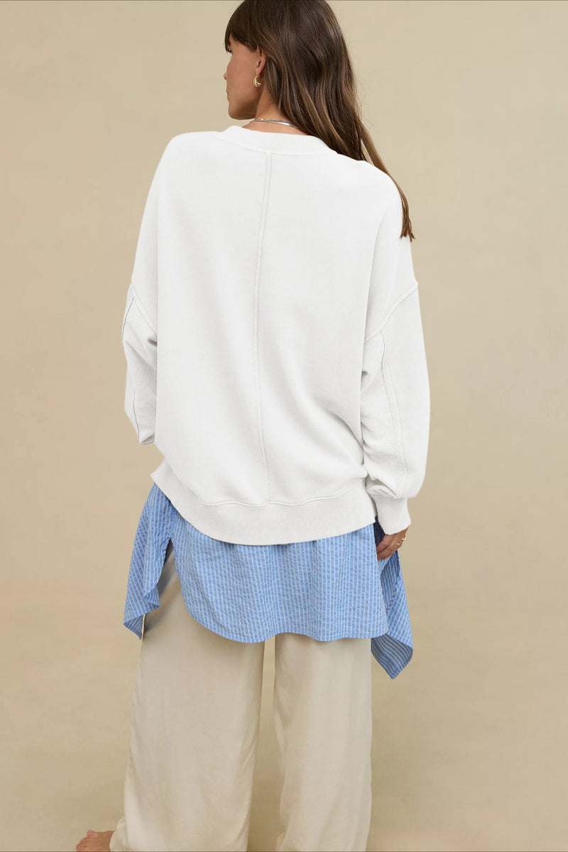 Oversized Crew Neck Hoodie