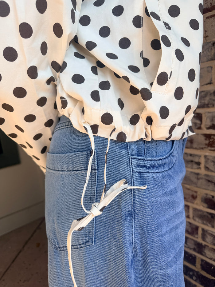 Polka Dot Rain Jacket