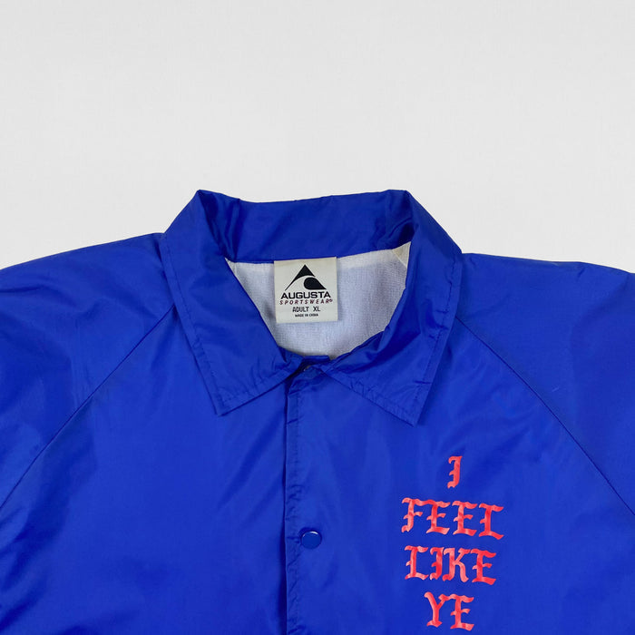 The Life of Pablo 2016 'I Feel Like Ye' Coach Jacket In Blue
