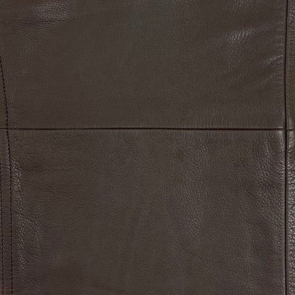 Vintage GAP Bootcut Leather Pants In Brown