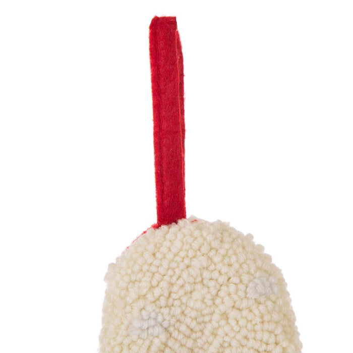 12.50"L Bone Shape Hooked Christmas Stocking