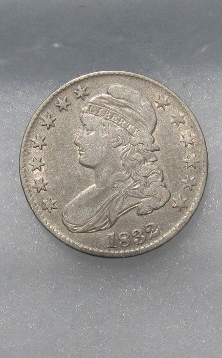 1832 Capped Bust Half Dollar XF-40 Details | Of Coins & Crystals