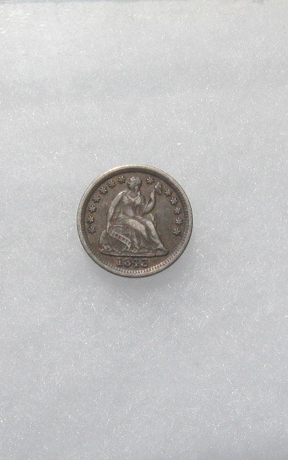 1843 Capped Bust Half Dime XF-45 | Of Coins & Crystals