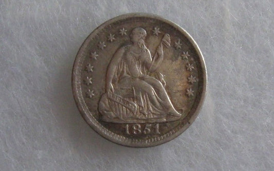 1851-O, 1860 Half Dimes Reserved for Mike Davis - Of Coins & Crystals