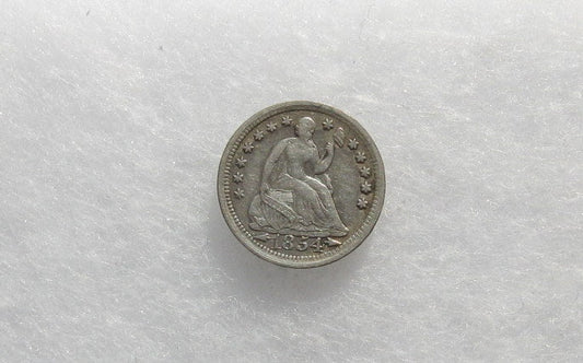 1854 Arrows Half Dime VF-30 | Of Coins & Crystals
