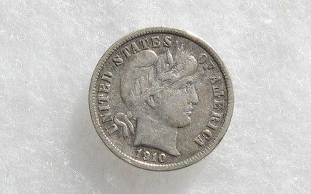 1910S Barber Dime VF-20 | Of Coins & Crystals