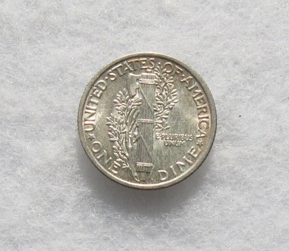 1917 Mercury Dime MS-62 FB