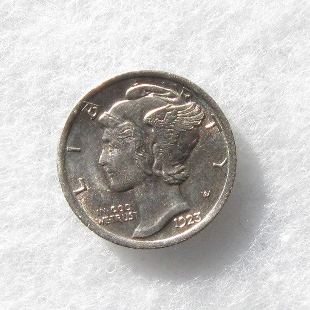 1923 Mercury Dime MS-66FSB