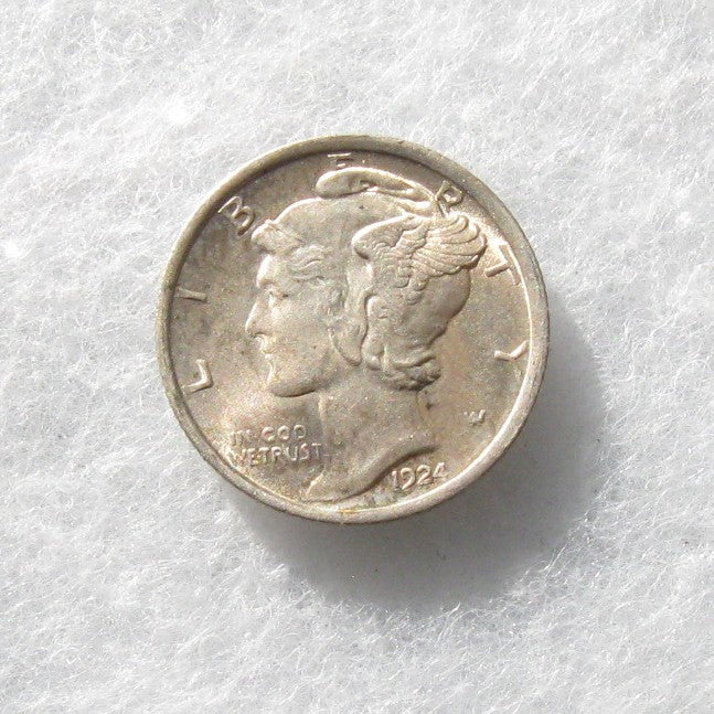1924 Mercury Dime MS-60