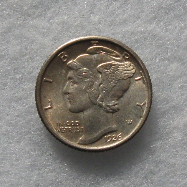 1926 Mercury Dime MS-64