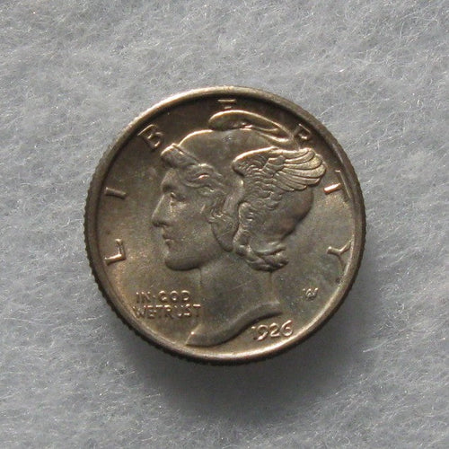 1926 Mercury Dime MS-64