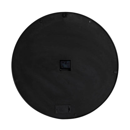 22.83"D Modern Oversized Metal Wall Clock with Moving Gears