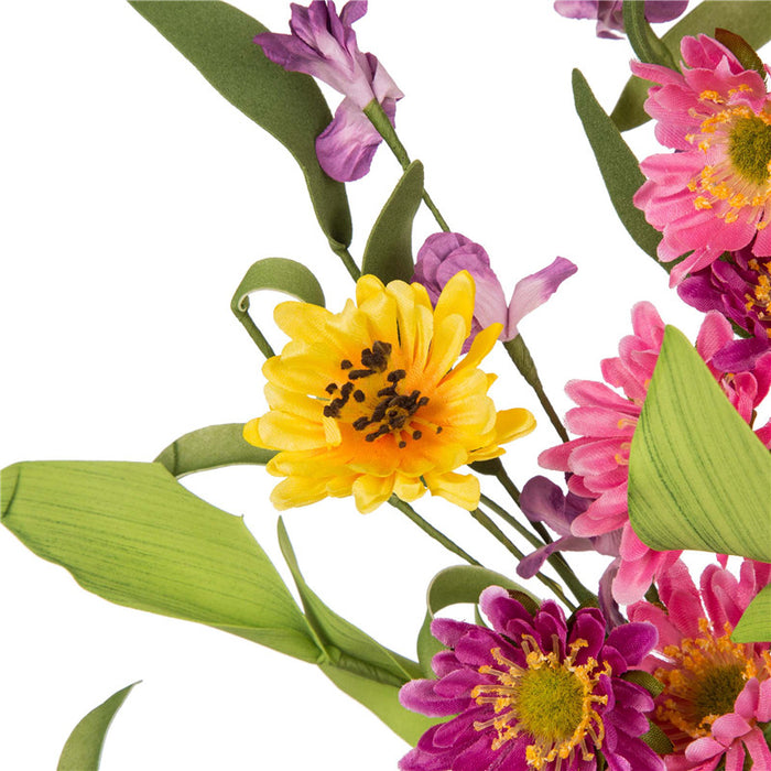24"D Artificial Chrysanthemum Wreath