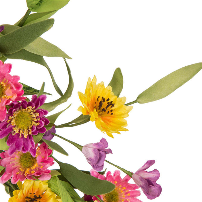 24"D Artificial Chrysanthemum Wreath