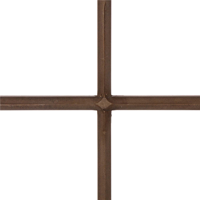 28"H Wooden Window Frame with 24"D Magnolia Wreath
