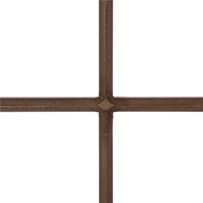 28"H Wooden Window Frame with 24"D Magnolia Wreath