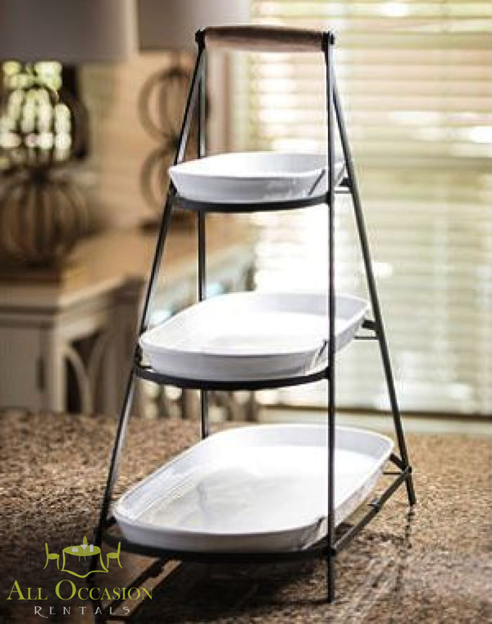 3 Tier Plate Stands.