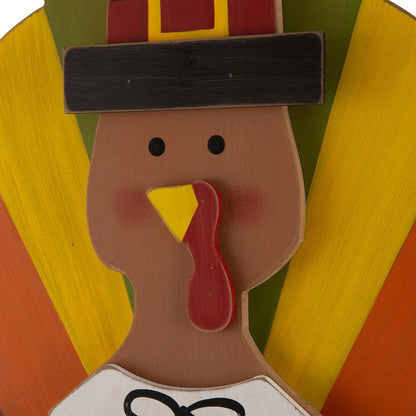 40.00“H Thanksgiving Wooden Turkey Porch Decor