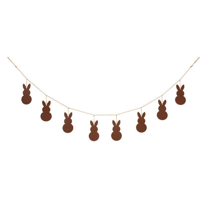 72"L Easter Metal Bunny Garland