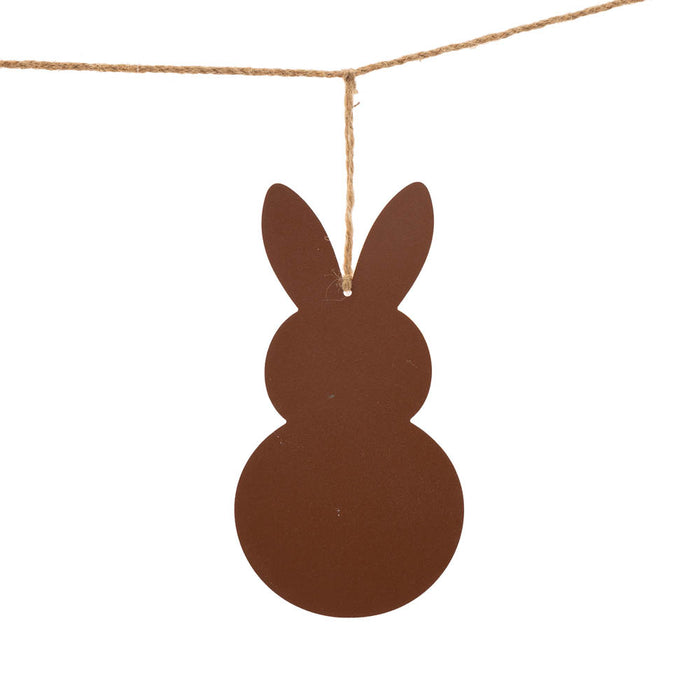 72"L Easter Metal Bunny Garland