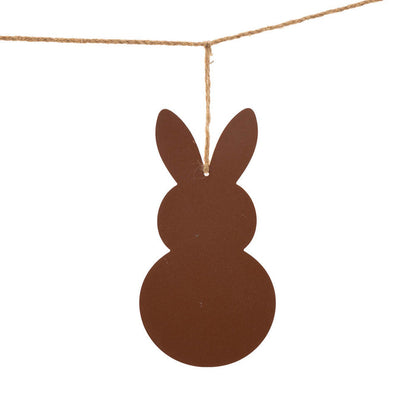 72"L Easter Metal Bunny Garland