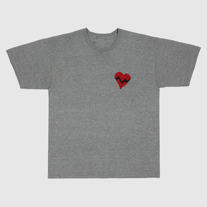 808’s & Heartbreak 2008 Logo Tee In Heather Grey