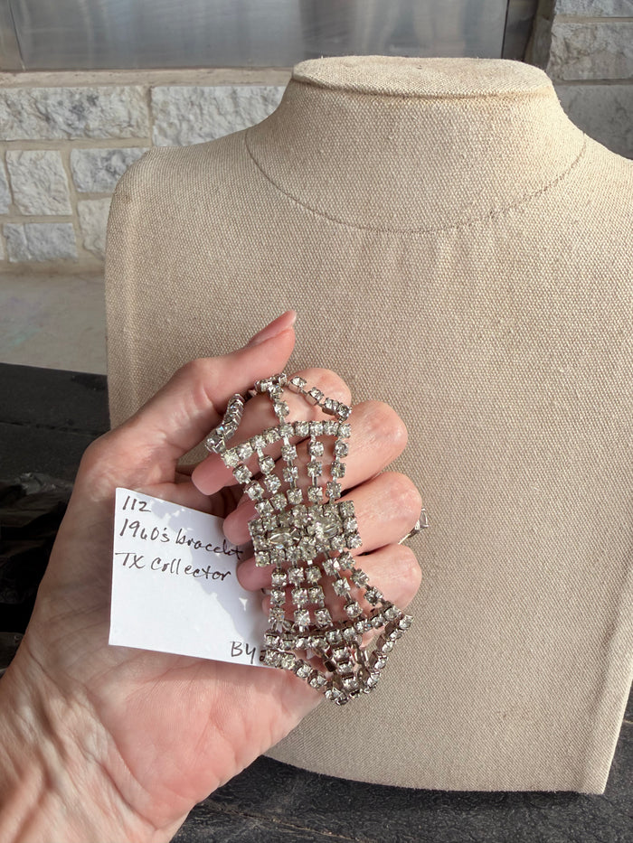 1960s Rhinestone Bracelet