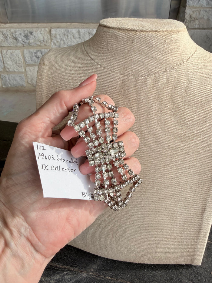 1960s Rhinestone Bracelet