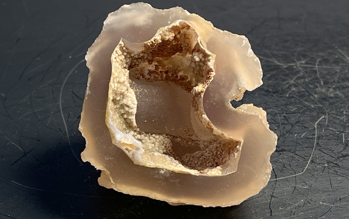Agate Geode Half 051 - Of Coins & Crystals
