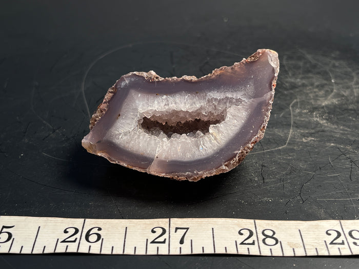 Agate Geode Half 062 - Of Coins & Crystals