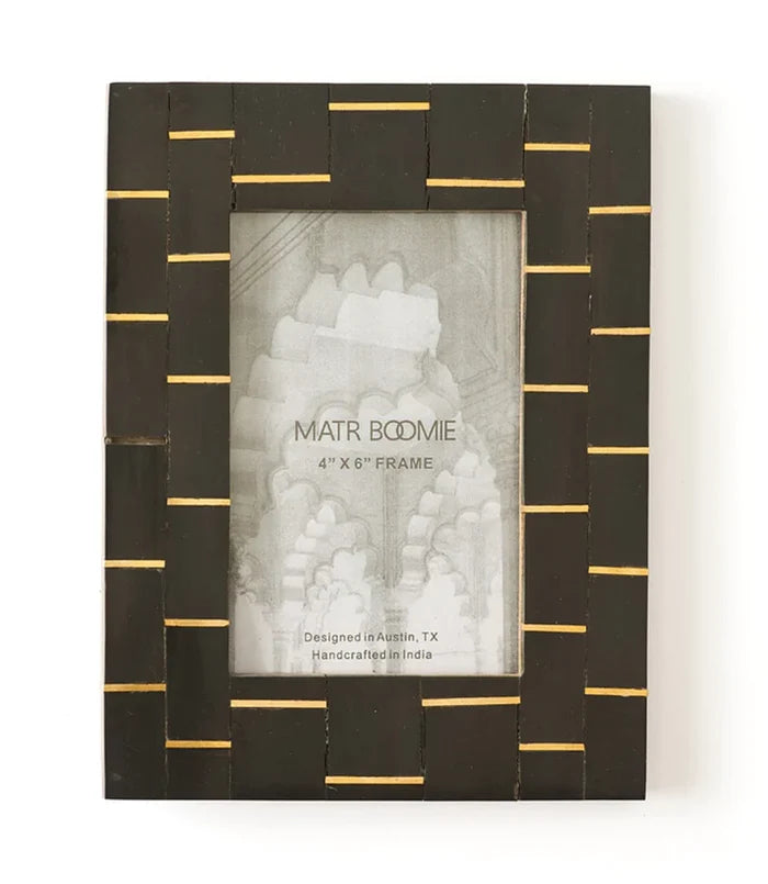 Andhera Dash Black & Brass Picture Frame - Ali's Wagon