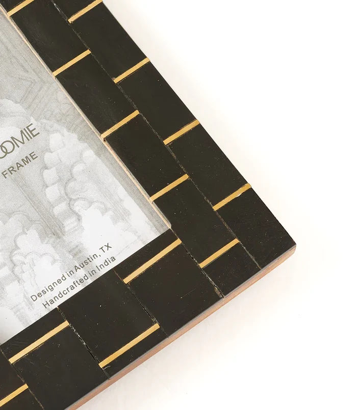 Andhera Dash Black & Brass Picture Frame - Ali's Wagon