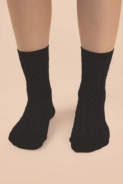 Argyle Crew Socks