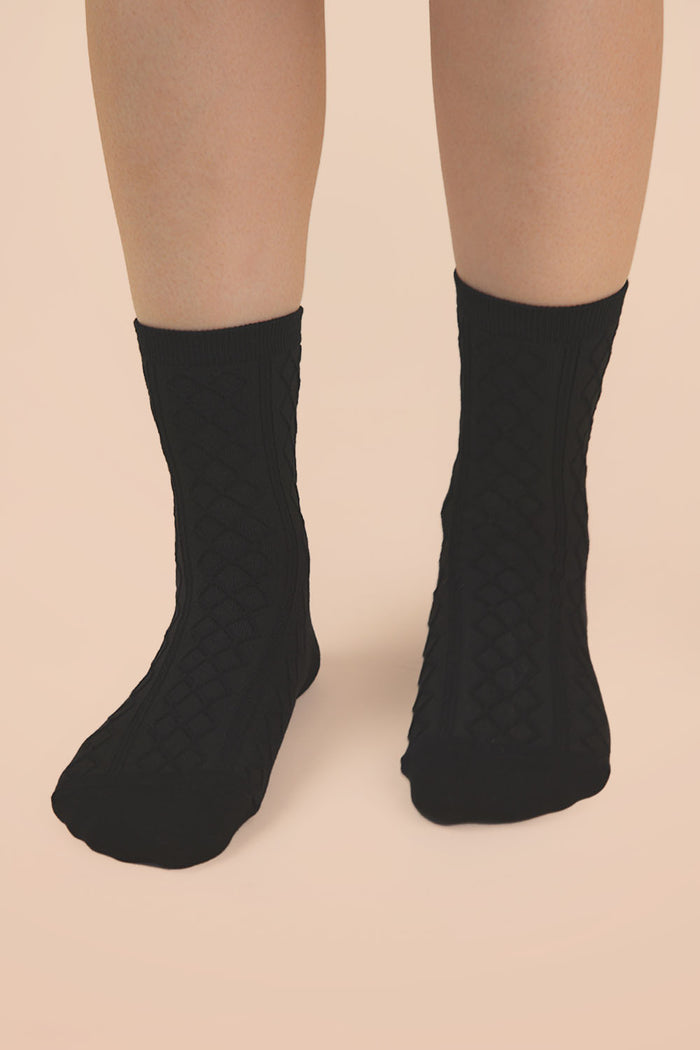 Argyle Crew Socks