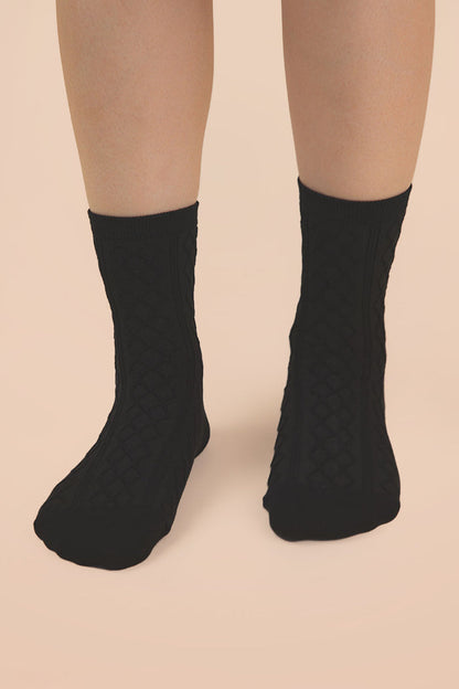 Argyle Crew Socks
