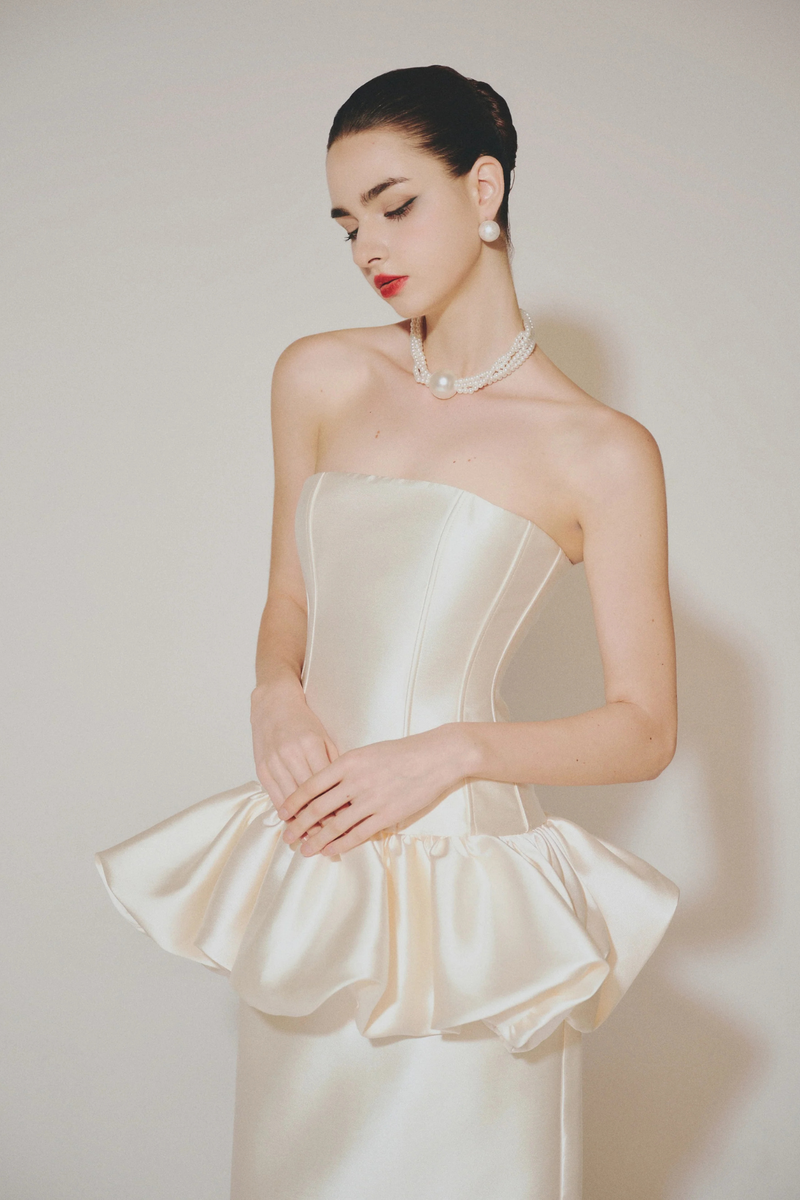 Aurie Peplum Top