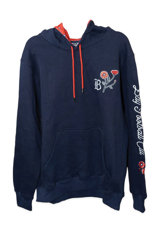 [ Bay FC ] Poppy Overlay Lining Hoodie - Official League