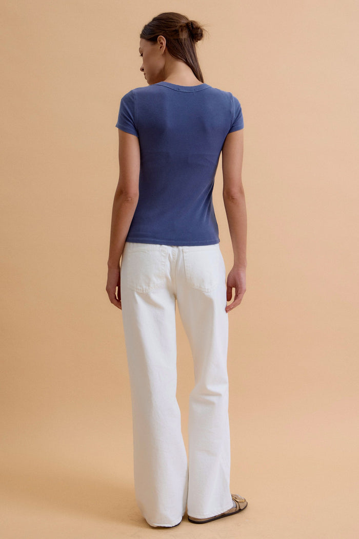 Becca Ultra Soft Scoop Neck Baby Tee