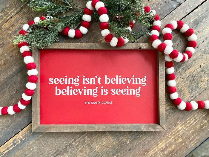 Believing Is Seeing <br>Framed Print