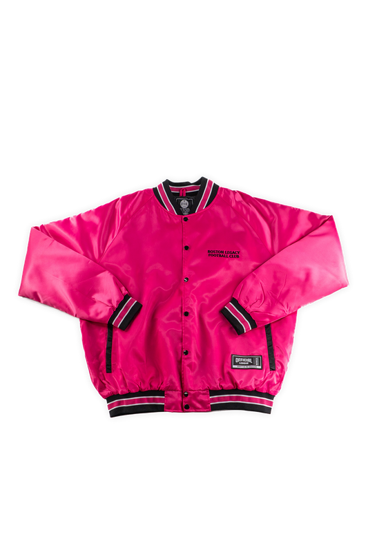 Boston Legacy FC Pink Swan Satin front