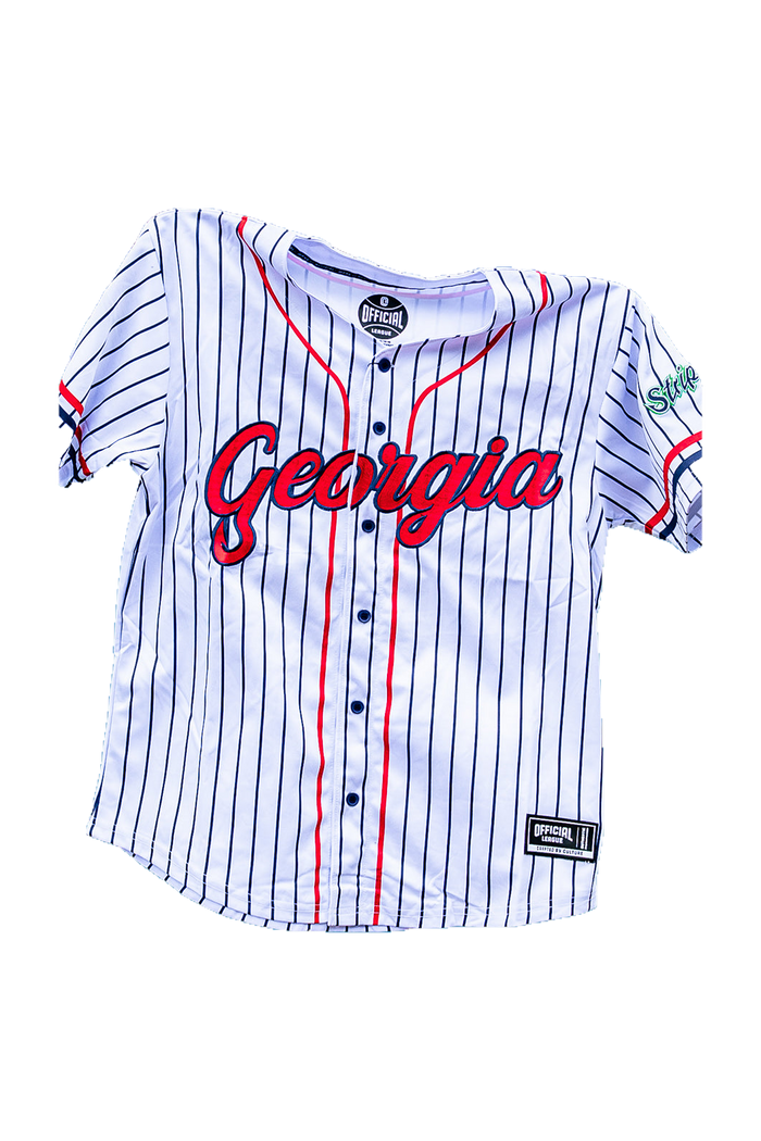 [ Brantley Gilbert x Gwinnett Stripers ] Home Pinstripe Jersey - Official League