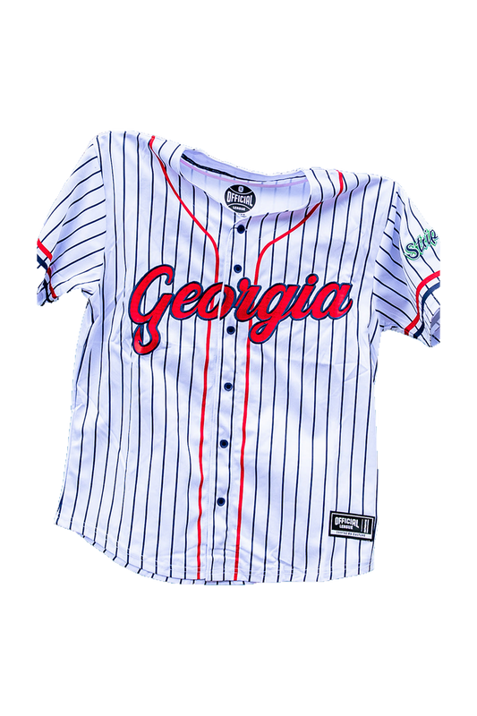 [ Brantley Gilbert x Gwinnett Stripers ] Home Pinstripe Jersey - Official League