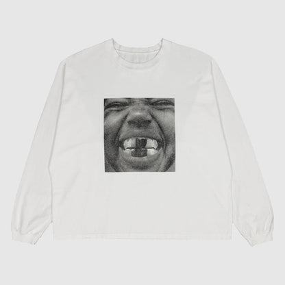 Bully 2025 Album Artwork Long Sleeve In White